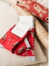 Ponožky vánoční Reindeer dámské STEVEN červená