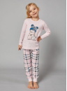 Pijama fete ITALIAN FASHION BORA lung roz/print