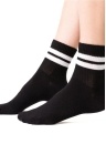 STEVEN Sportovní ponožky dámské černá