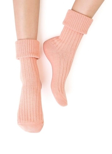 Ponožky na spaní STEVEN broskvový