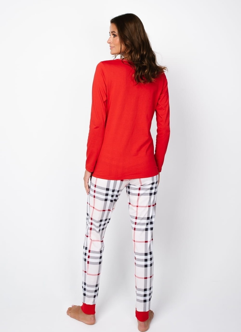 Dámské pyžamo ITALIAN FASHION ANDRI červená/print