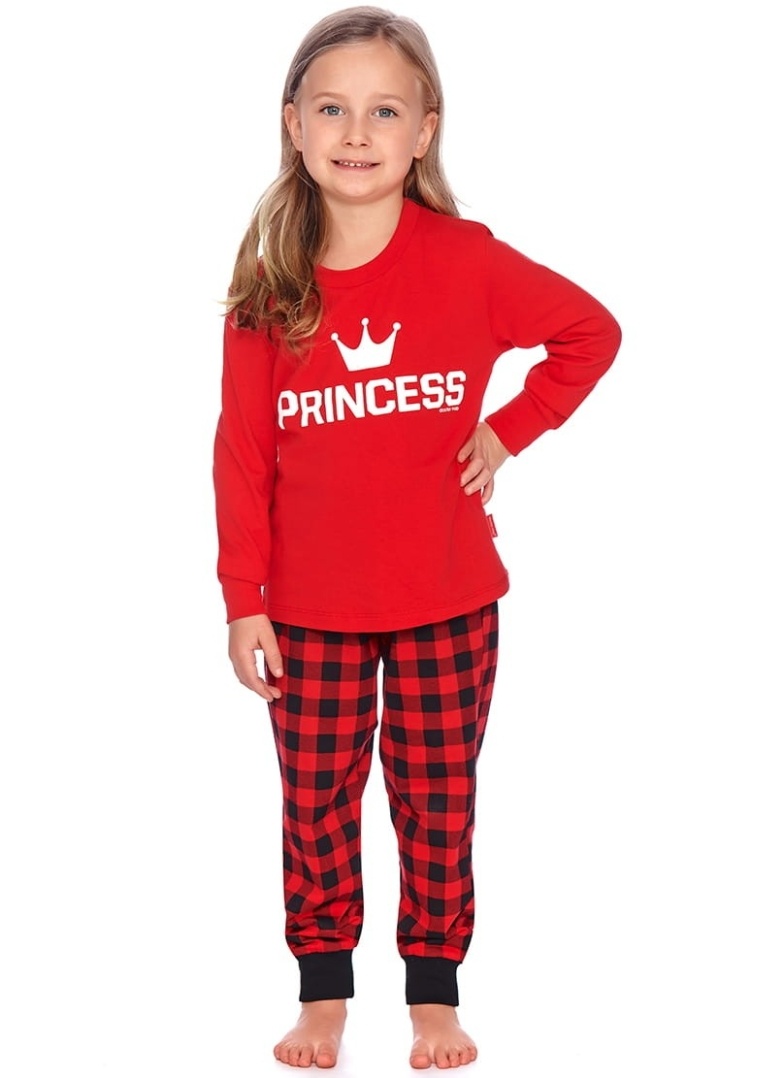 Piżama młodzieżowa Doctor Nap PDG.9750 RED Princess ROYAL