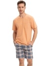 Pánské pyžamo LU.1048 oranžová