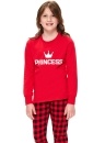 Pyžamo pro mládež DOCTOR NAP PDG.9750 RED PRINCESS ROYAL
