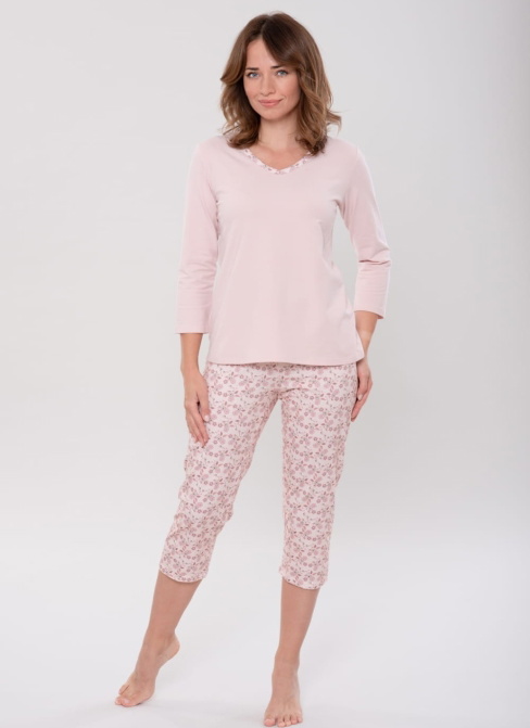 Pijama dama WADIMA.1039 roz perlat