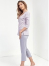 Pijama dama CANA.1018 roz-gri