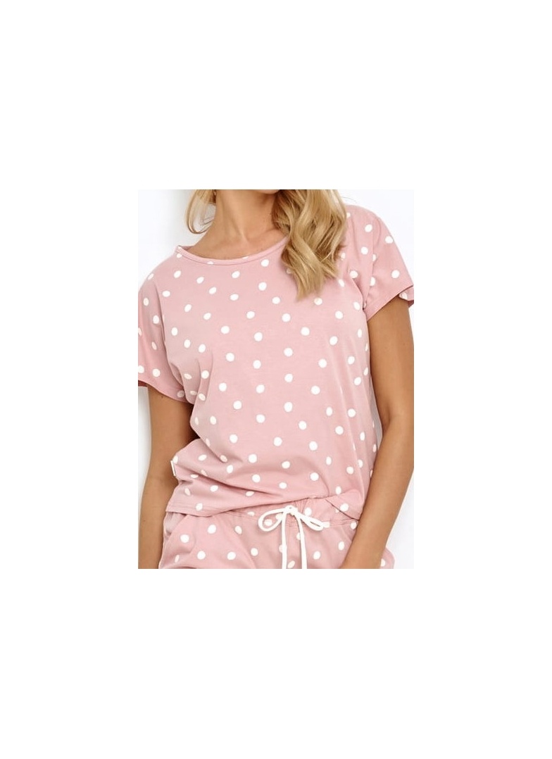Piżama damska TARO.1006 różowy pudrowy