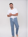 Pantaloni de pijama bărbați WADIMA.1018 albastru safir