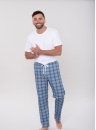 Spodnie piżamowe męskie WADIMA.1018 niebieski szafirowy