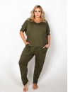 Női szett ITALIAN FASHION PARAMO rövid hosszú khaki