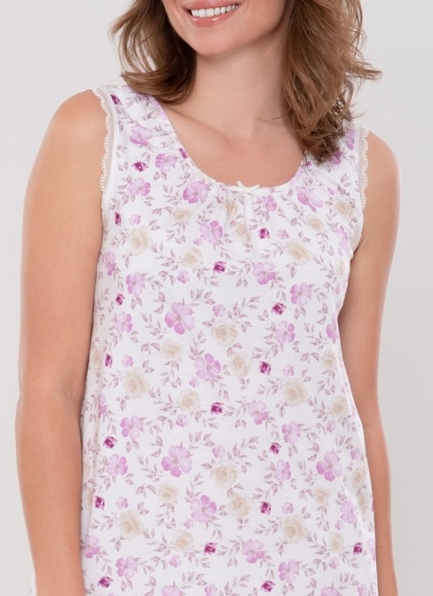 Koszula nocna damska WADIMA.1060 jasny liliowy