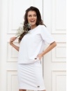 Spódnica Italian Fashion KARINA midi biała