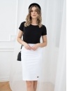 Spódnica Italian Fashion KARINA midi biała