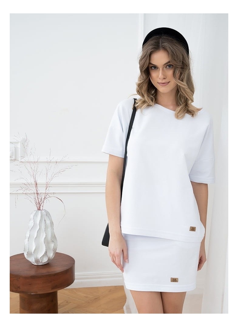Bluzka damska Italian Fashion ALTA kr.ręk. biała