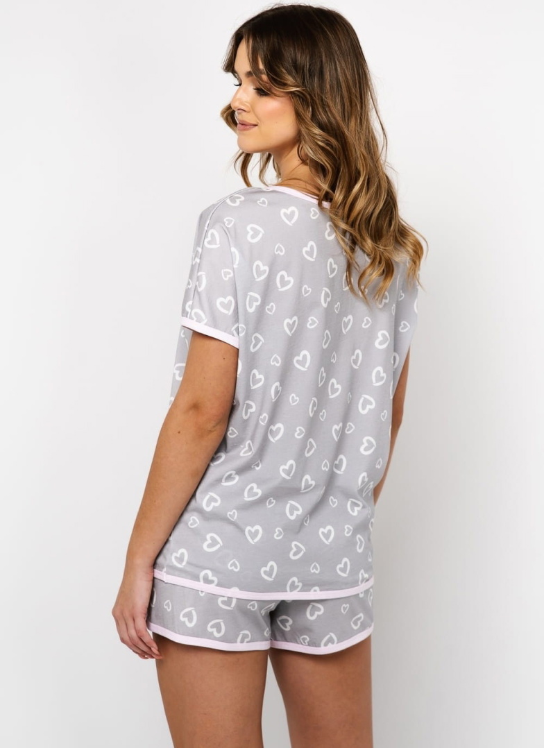 Pijama pentru femei ITALIAN FASHION NOELIA scurt print