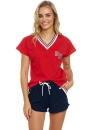 Pijama dama DOCTOR NAP PM.5117 RED