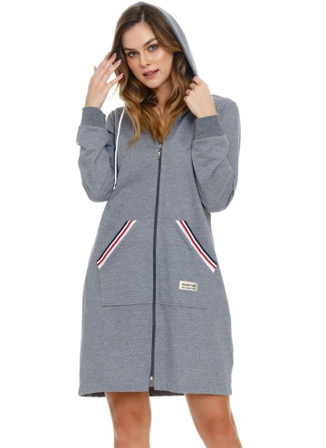 Női köntös DOCTOR NAP SMZ.5116 DARK GREY