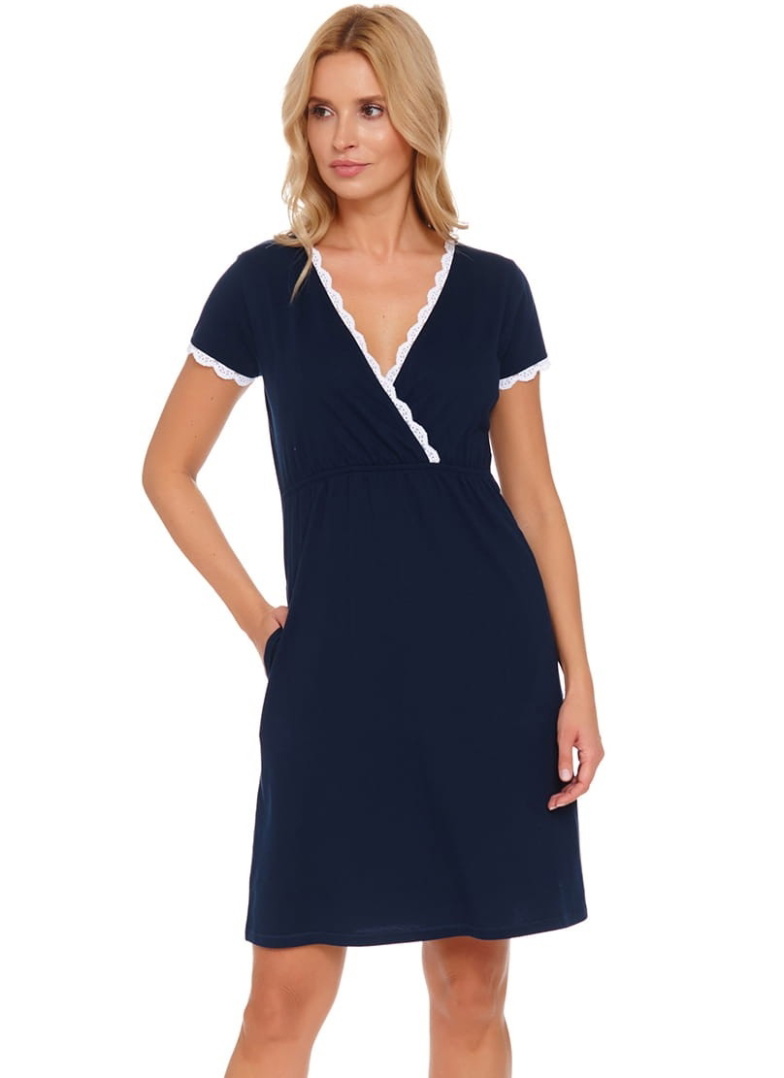 Cămașă de noapte DOCTOR NAP TCB.5146 NAVY BLUE