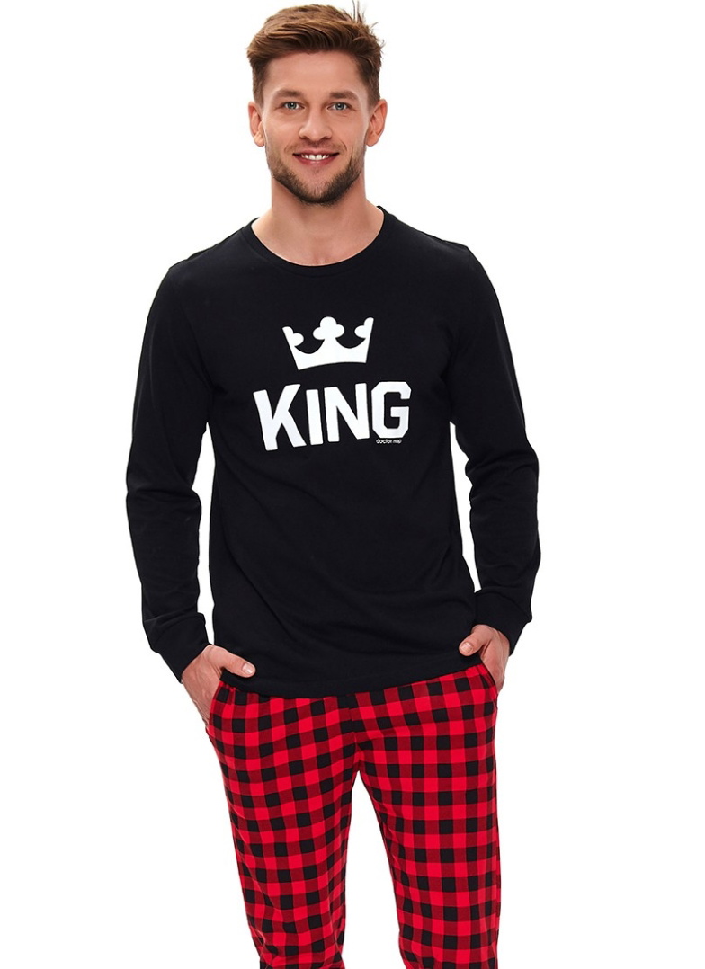 Pijama pentru bărbați DOCTOR NAP PMB.9761 RED KING ROYAL