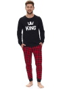 Pijama pentru bărbați DOCTOR NAP PMB.9761 RED KING ROYAL