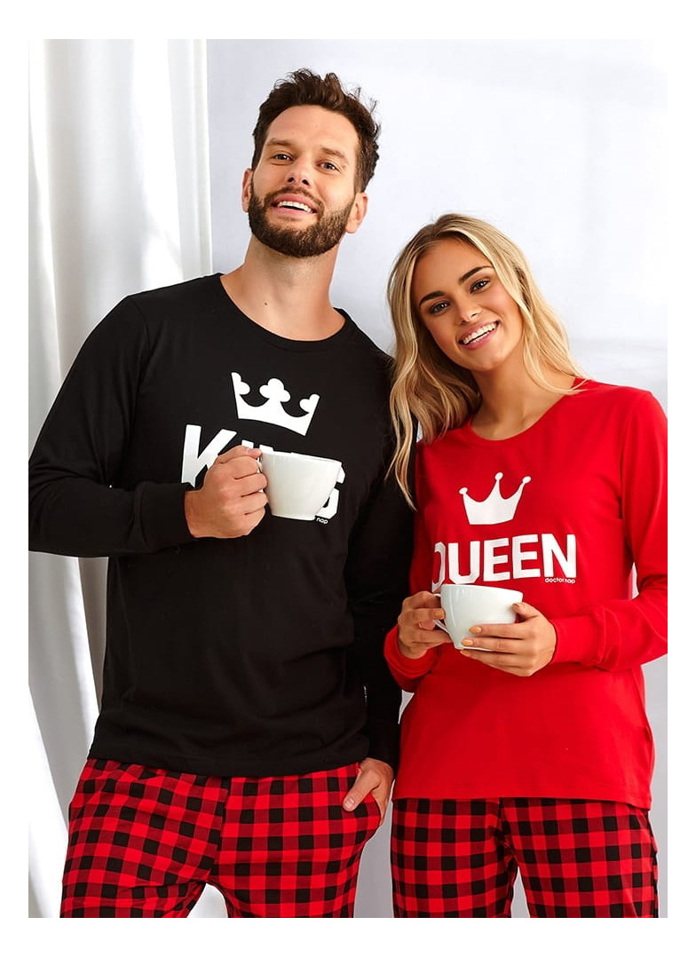 Pijama pentru bărbați DOCTOR NAP PMB.9761 RED KING ROYAL