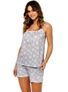 Pijama dama ITALIAN FASHION MARIBELL fără mâneci scurt print