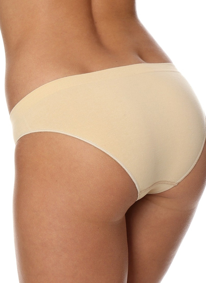 BRUBECK Bikini bugyi COMFORT COTTON bézs