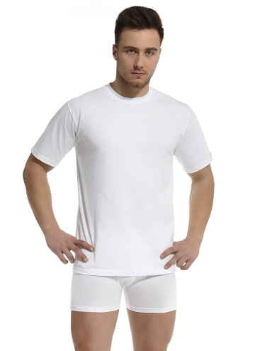 Pánské tričko CORNETTE AUTHENTIC NEW bílá