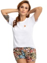 Pijama dama LUNA.1189 alb