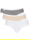 Női bugyi SLOGGI 24/7 WEEKEND HIPSTER C3P WHITE - LIGHT COMBINATION