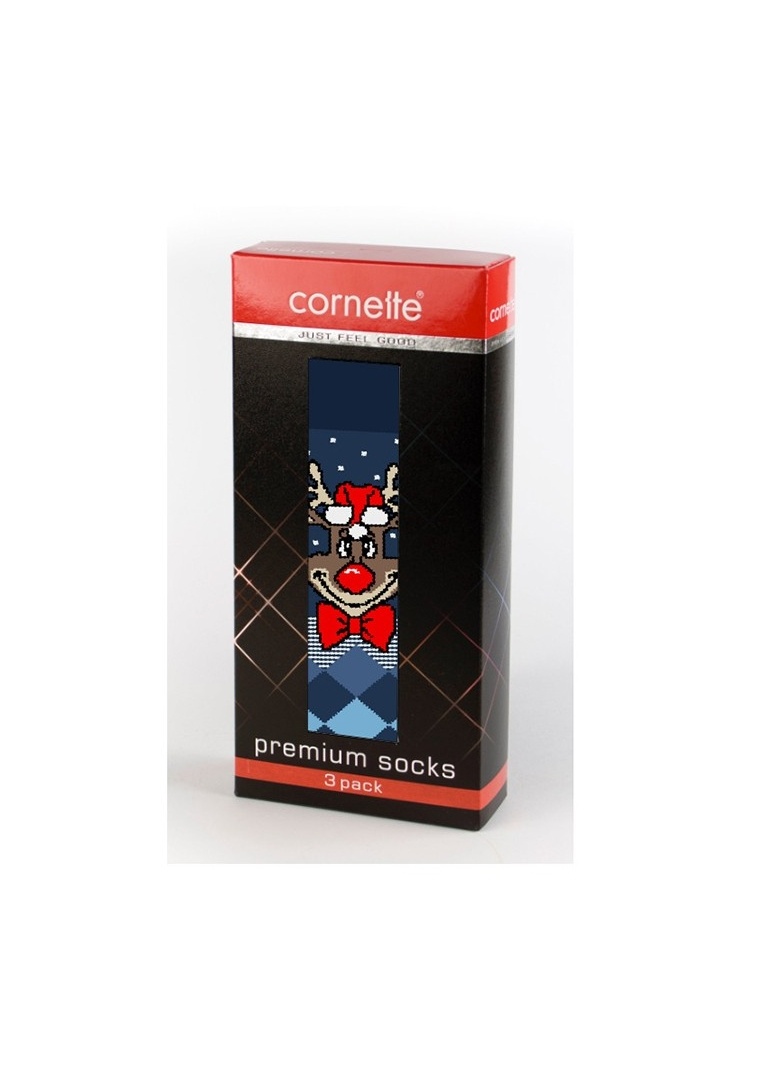 Skarpety świąteczne Cornette 3-PAK