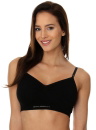 BRUBECK Sutien COMFORT COTTON negru