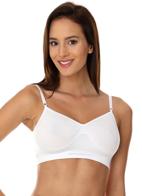 BRUBECK Sutien COMFORT COTTON alb