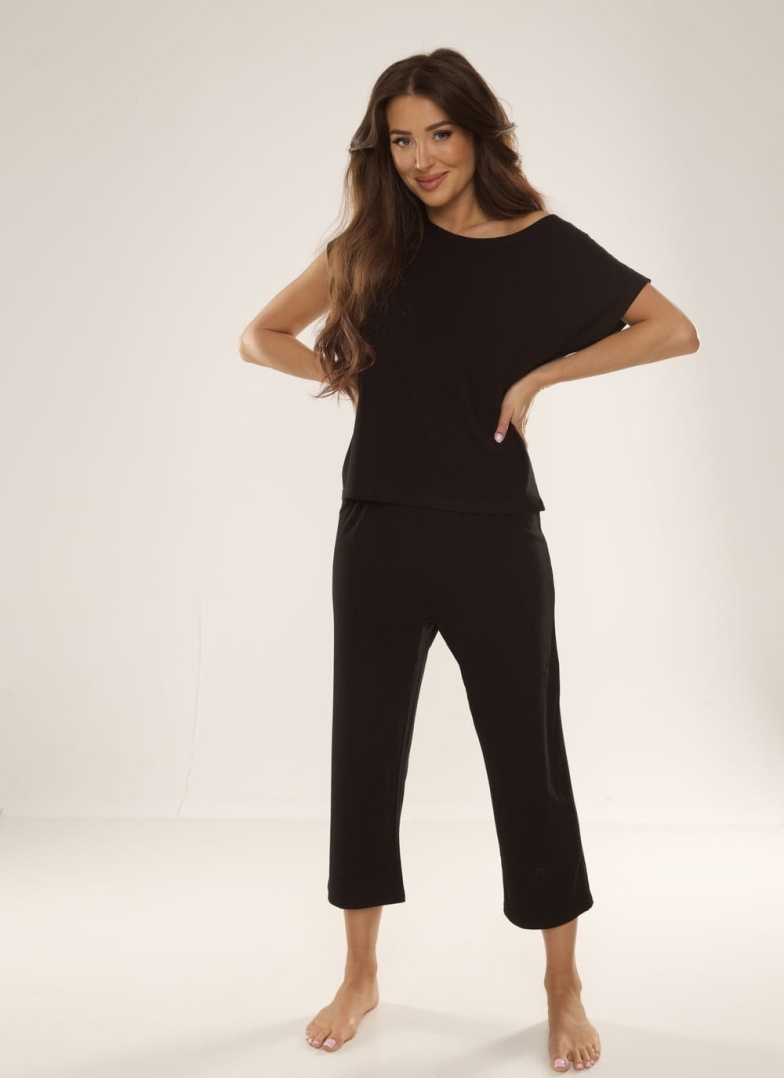 Pijama dama DE LAFENSE.1030 negru