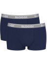 Boxeri SLOGGI MEN GO ABC HIPSTER 2P BLUE BLACK