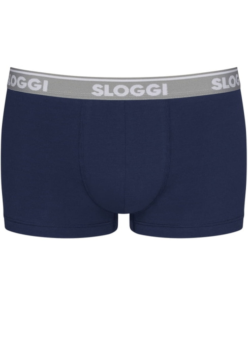 Boxeri SLOGGI MEN GO ABC HIPSTER 2P BLUE BLACK