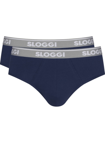 Alsónadrág SLOGGI MEN GO ABC MIDI 2P BLUE BLACK