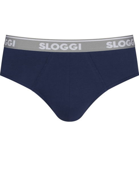 Slipuri SLOGGI MEN GO ABC MIDI 2P BLUE BLACK