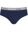 Slipuri SLOGGI MEN GO ABC MIDI 2P BLUE BLACK