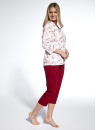 Pijama dama CORNETTE.1114 ADELE PINK/ DARK RED