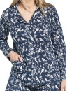 Pijama de damă cu nasturi CORNETTE.1117 JANE NAVY BLUE