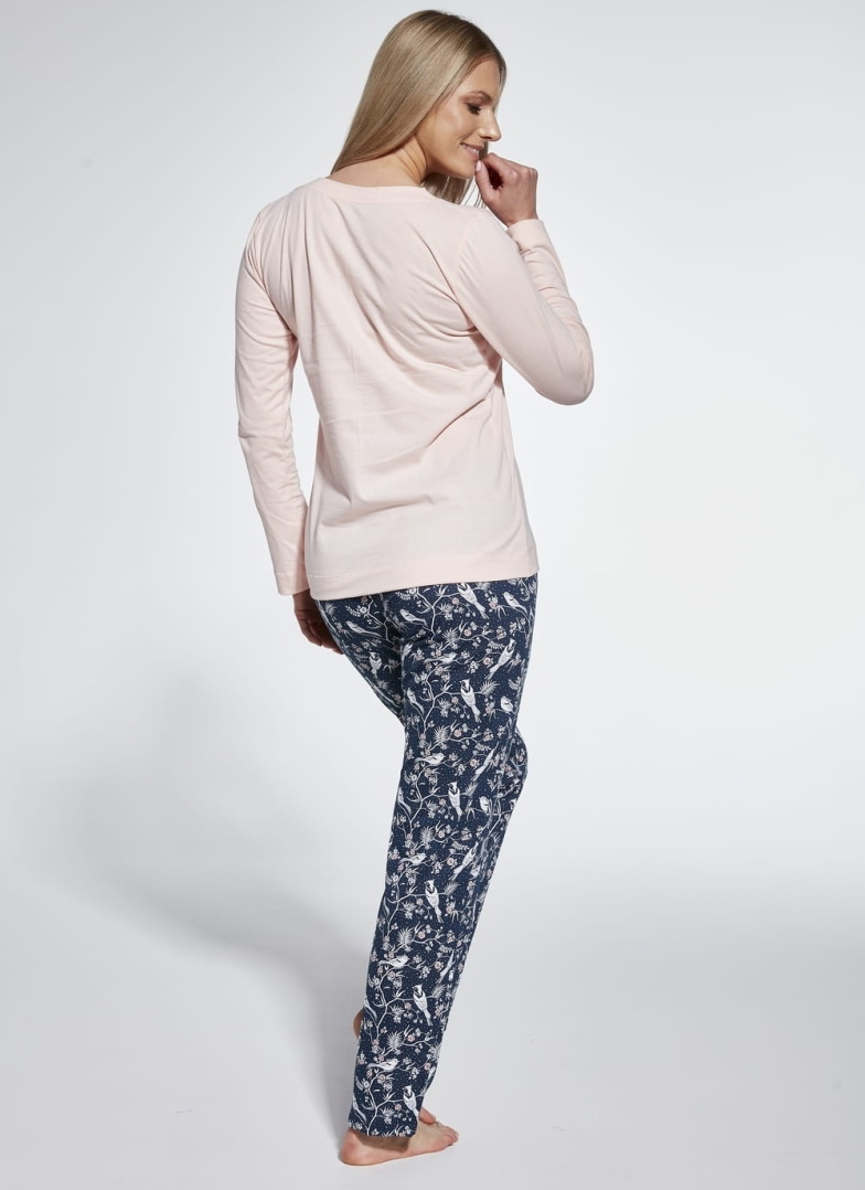 Pijama dama CORNETTE.1189 BIRDIE PINK/NAVY BLUE