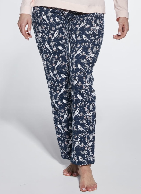 Pijama dama CORNETTE.1189 BIRDIE PINK/NAVY BLUE