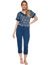 Pijama dama CORNETTE.1192 NAOMI NAVY BLUE