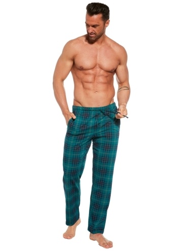 Spodnie piżamowe męskie Cornette.1294 navy blue/green