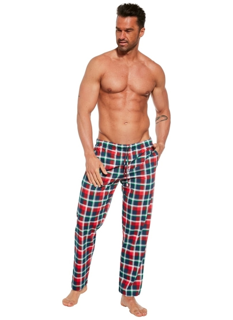 Pánské pyžamové kalhoty CORNETTE.1288 NAVY BLUE/RED