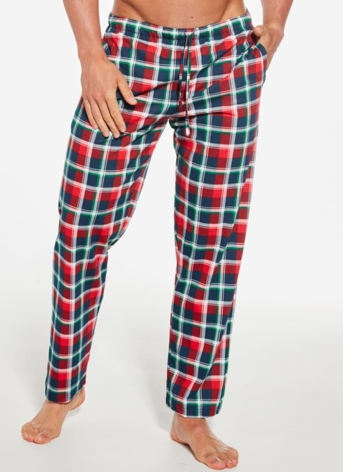 Spodnie piżamowe męskie Cornette.1288 navy blue/red