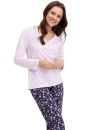 Pijama dama LUNA.1207 roz deschis