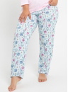 Pijama dama TARO.1291 roz deschis