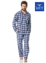 Pásnké pyžamo z flanelu KEY.1024